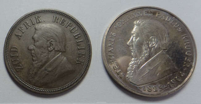 Union of South Africa: Kruger Statue Removal & Unveiling (Silver Afrikaans Medallion)