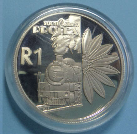 Republic of South Africa: Silver Proof R1 of 2001 (Tourism)