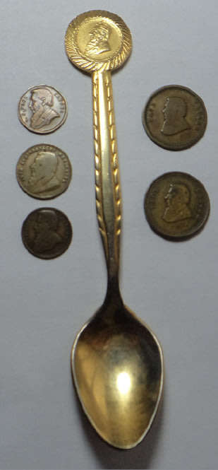 Anglo Boer War: Collection of Paul Kruger Medallets plus Spoon