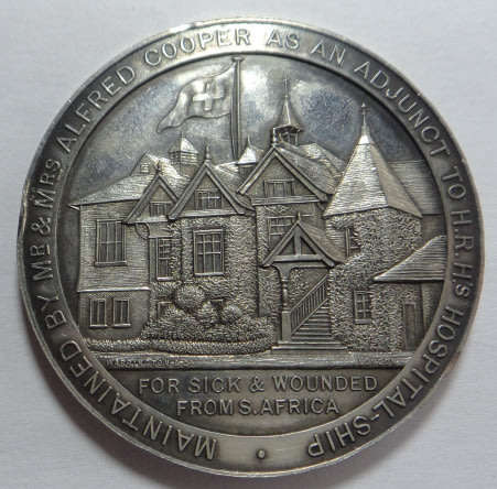 Anglo Boer War: Princess of Wales Private Military Hospital: 1900 Medal