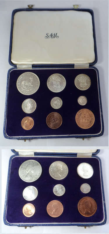 Union of South Africa: Short Proof Set of 1957