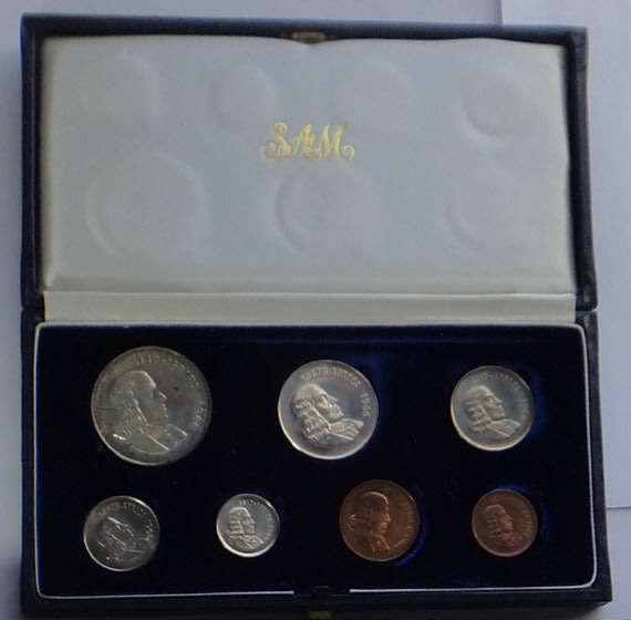 Republic of South Africa: Short Proof Set of 1966 (3 available)