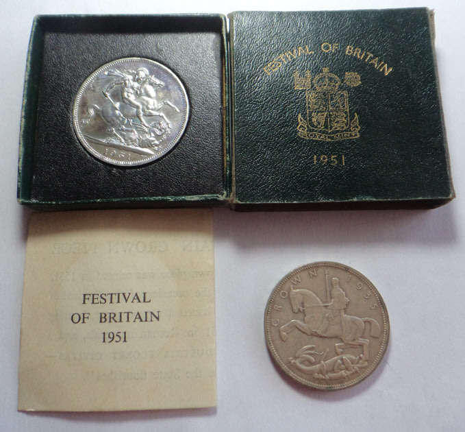 Great Britain: Kings George V and VI Crowns of 1935 and 1951
