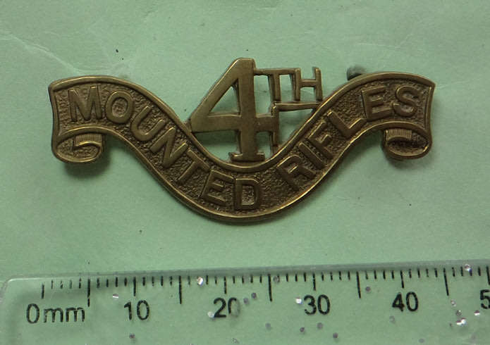 Military Badge Collection: 4th Mounted Rifles (Umvoti)