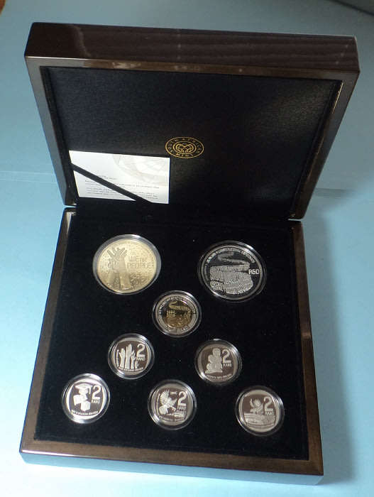Rep. of SA: 8 Coin Proof Set 2019 (25 Years of Constitutional Democracy)