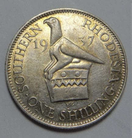Southern Rhodesia, King George V, Silver Shilling 1937