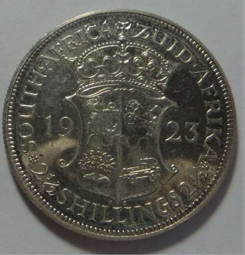 Union of South Africa:  Half Crown of 1923 (Proof Condition)