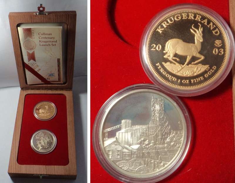 Republic of South Africa: Cullinan Centenary Krugerrand Launch Set 2003