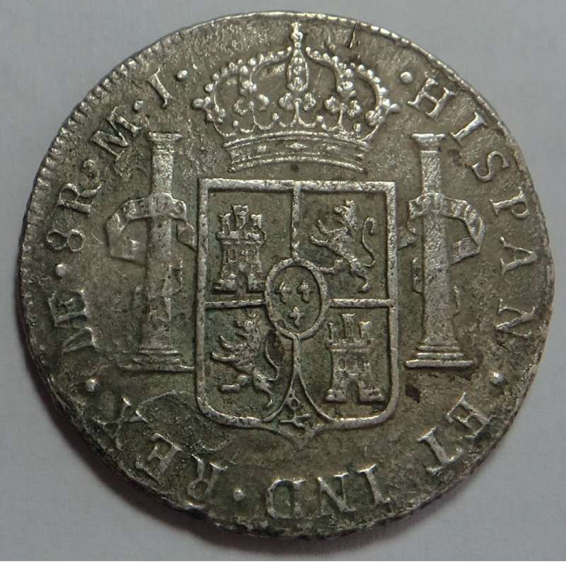 Spain: Carolus III Silver Piece of Eight (8 Reales) of 1778