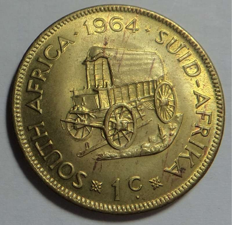 Republic of South Africa: Cent 1964 (UNC)