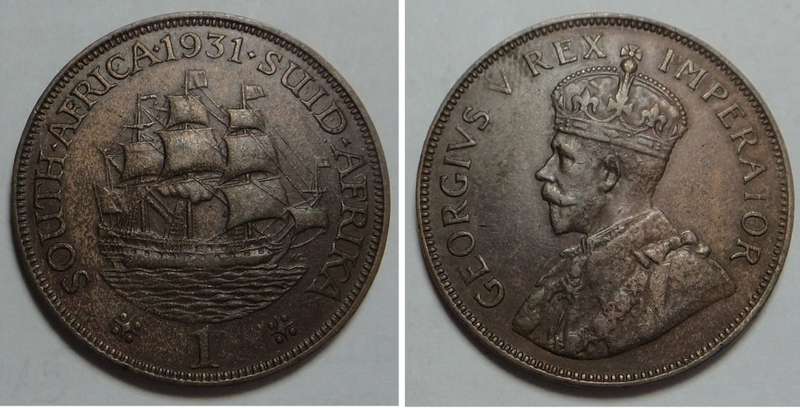 Union of South Africa: Penny of 1931 (aUNC)