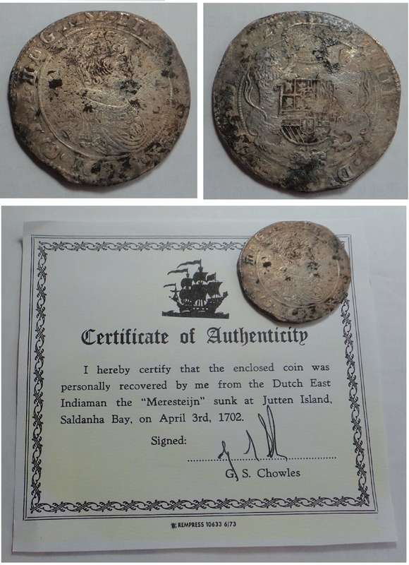 Spanish Netherlands, Charles II, Silver Ducaton 1668 (Merestejin Shipwreck)