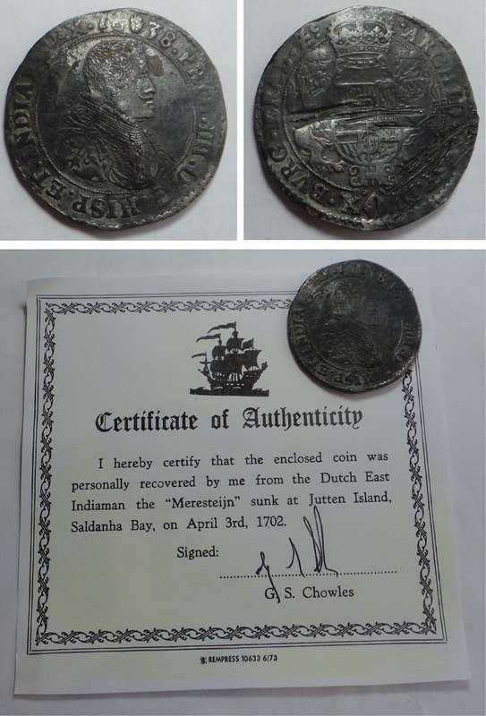 Spanish Netherlands (Brabant) Phillip IIII, Silver Ducaton 1638 (Merestejin Shipwreck)