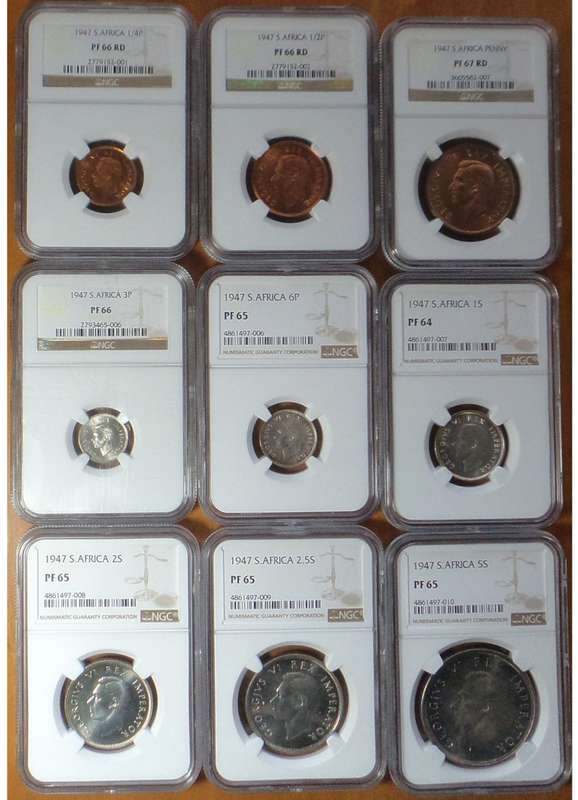 Union of SA: NGC High Graded Proof Set of 1947