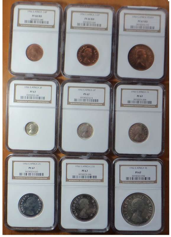 Union of SA: NGC Exceptional High Graded Proof Set of 1956