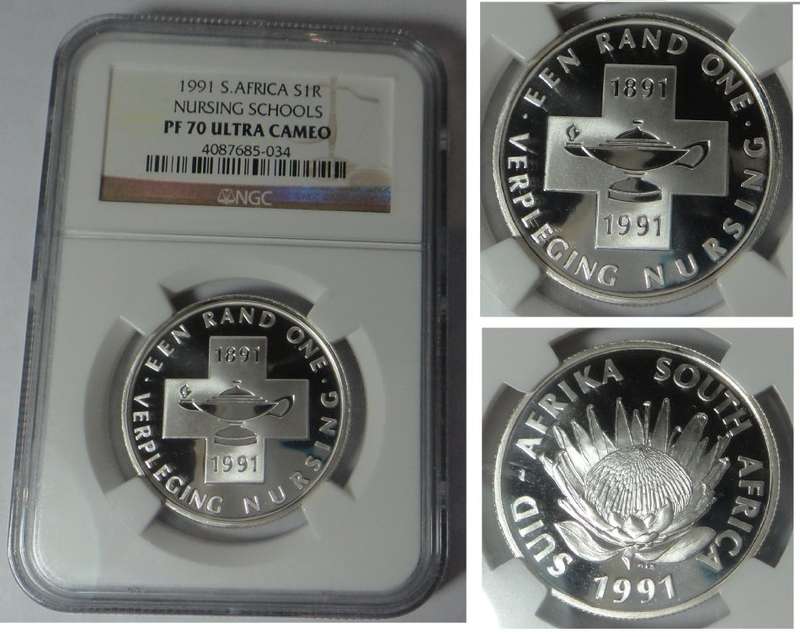Proof Silver R1 of 1991 (Nursing) NGC PF 70 Ultra Cameo
