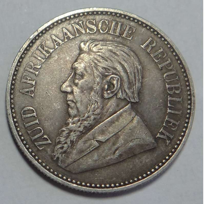 Paul Kruger ZAR: Silver Half Crown of 1897 (Coin 2 of 2)
