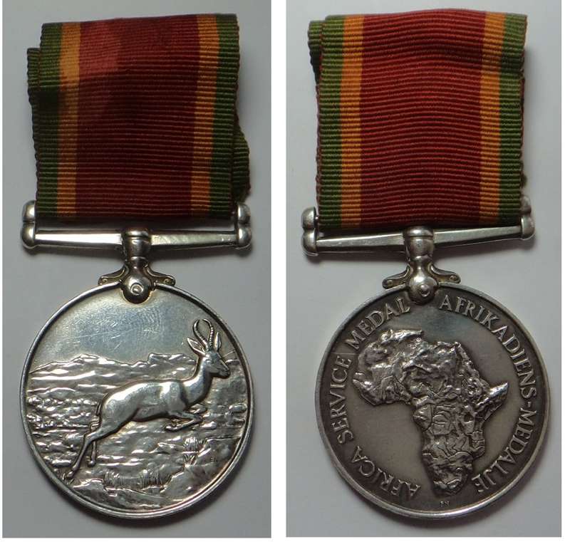 Africa Service Medal (Struck in Silver) to 188249 T. R. Parker