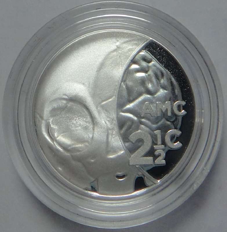 Silver Proof Tickey 2018 (Computed Tomography) Flypress Privy Durban