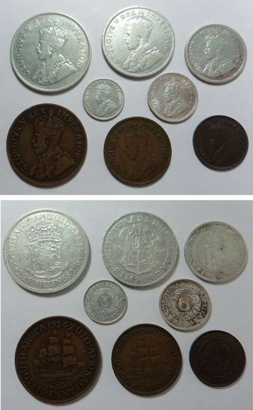 Union of SA: Coin Set of 1924