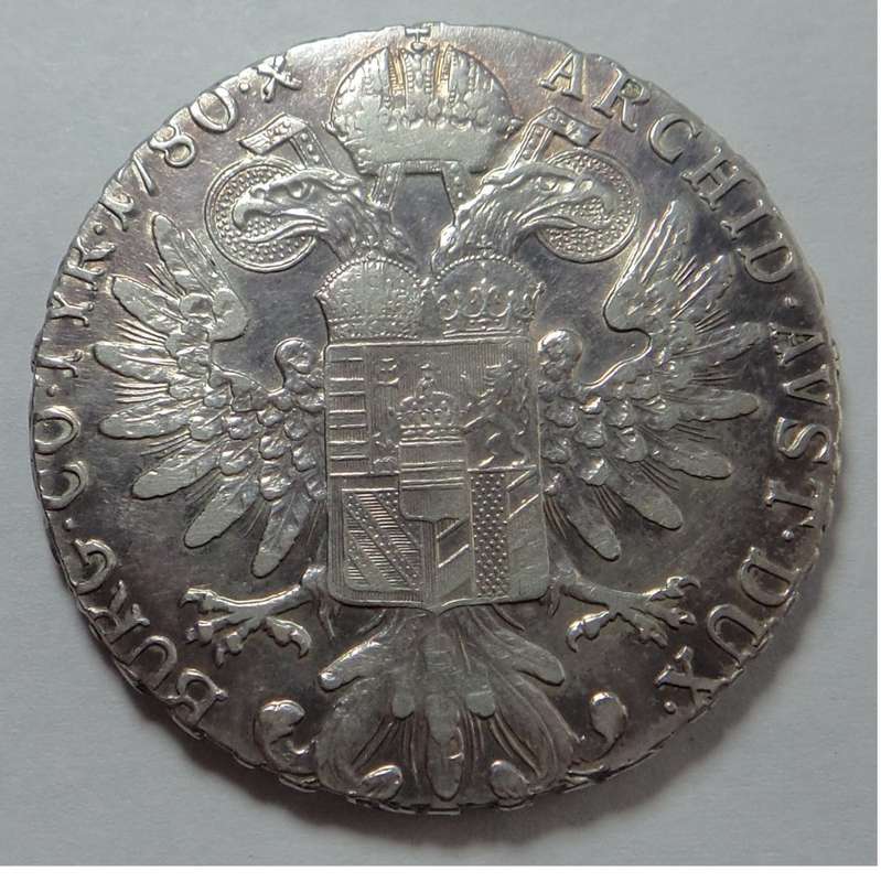 Austria, Maria Theresa Silver Thaler dated 1780 (2 available)