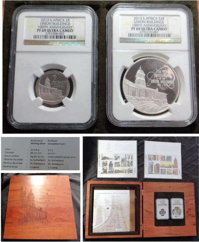100th Anniversary of the Union Buildings (NGC PF 69 UC R2 set of 2013)