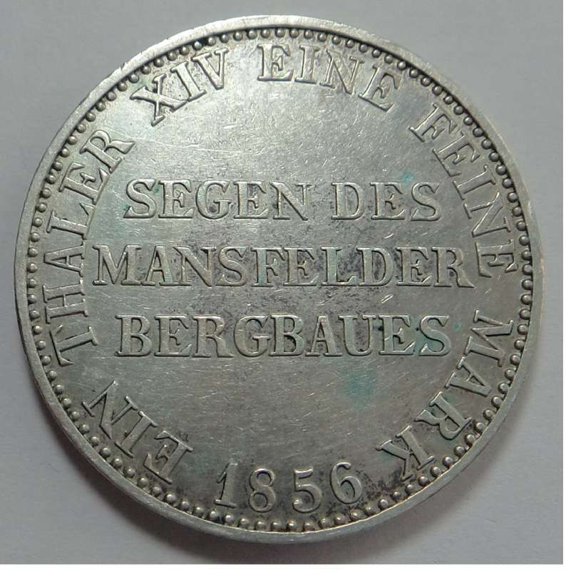 German States: Prussia, Silver Thaler of 1856 (A)