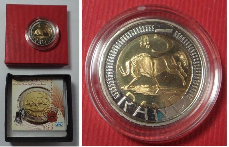 Rep. of SA: Oom Paul R5 of 2008, 3 available