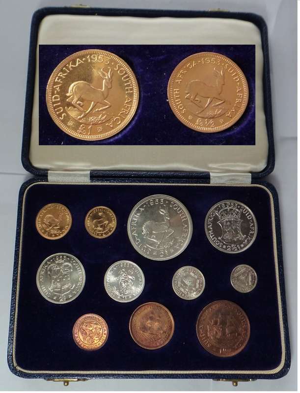 Union of South Africa: The LONG Proof Set of 1953