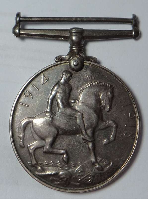 WW1 British War Medal to Cpl. H. Peters S.A.M.C.
