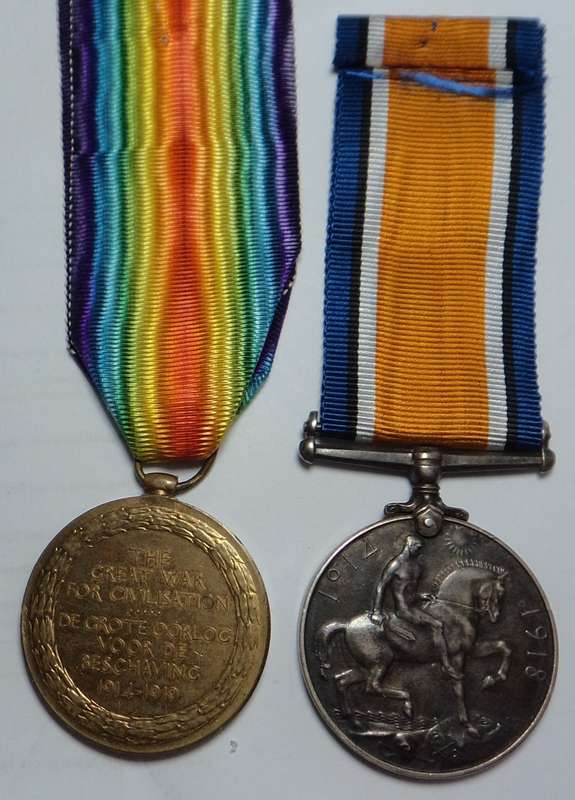 WW1 BWM to Pte. W. Ritchie S.A.V.R.& AVM to Pte. C.W. Ritchie 2nd S.A.I.