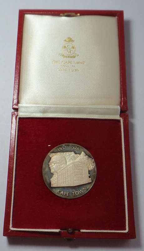 Sterling Silver: 21st Anniversary Cape Mint 1957-1978 (Laidlaw 0737)