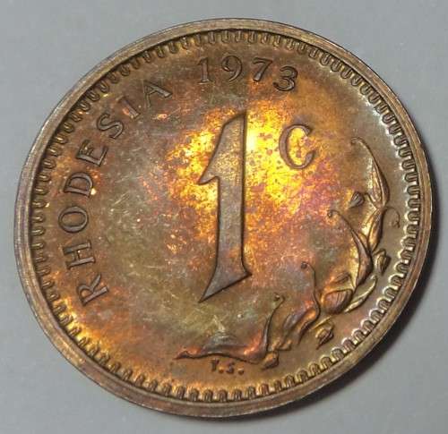 Rhodesia: The Scarce PROOF 1c of 1973