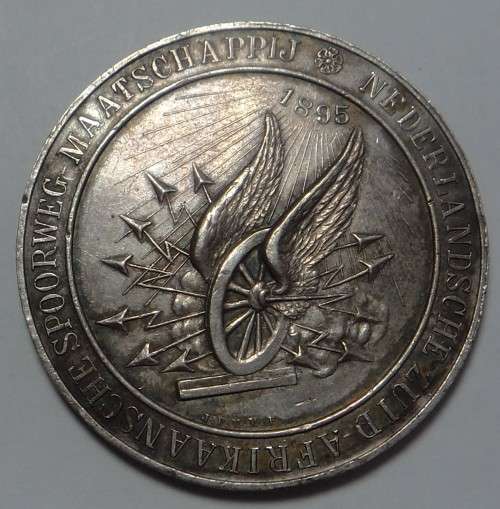 Z.A.R. Opening Delagoa Bay Railway 1895 (SILVER) Cat. Value R10200