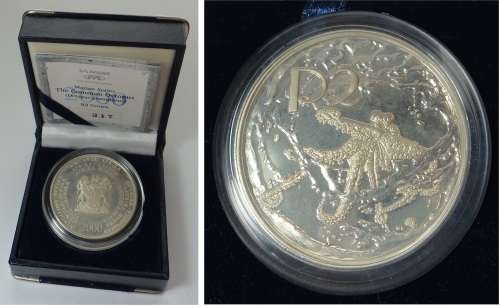 RSA, Silver Proof R2 Crown 2000 Common Octopus