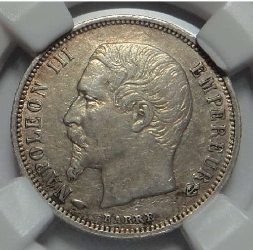 France (Napoleon III) 50 Centimes of 1858