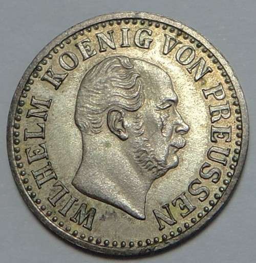 German States, Prussia: 1/2 Silber Groschen of 1870 (A)