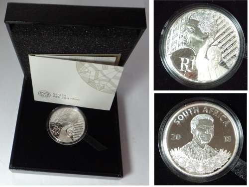 RSA: Nelson Mandela Silver Proof R1 of 2018