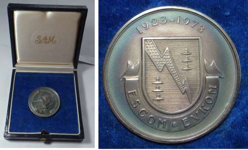 Hendrik Johannes van der Bijl / Eskom 1923-1973 Silver Medal