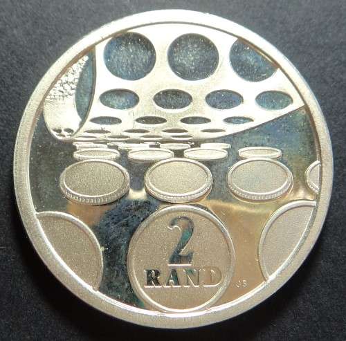 Republic of South Africa: Silver R2 Crown of 1992 (Coinage) 2 available