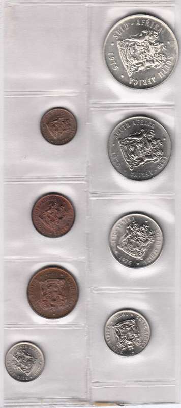 RSA: Uncirculated Coin Set up to Silver R1 of 1975