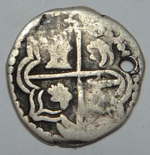 Spain: Shipwreck Silver 1 Reales Cob (3.1 grams)