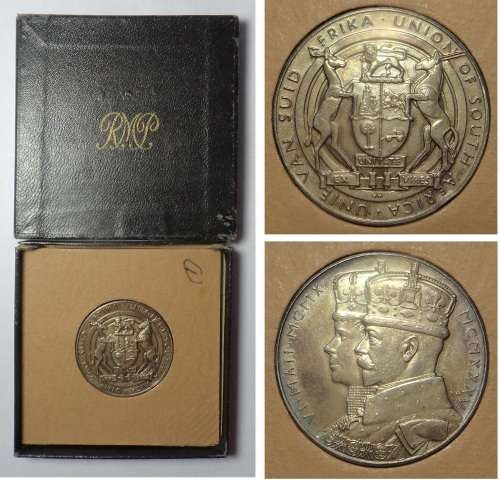 SA Union: Silver Jubilee of King George V Silver Medal 1935