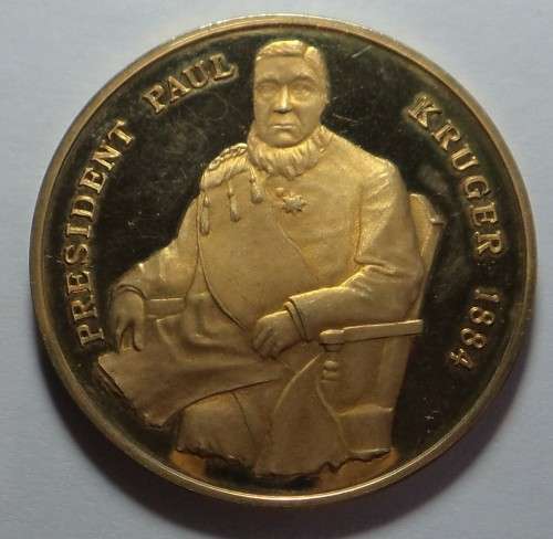 Sterling Silver Medal: President Paul Kruger 1884