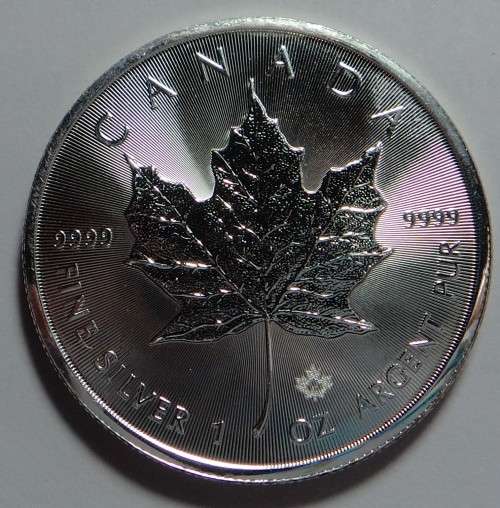 Canada: Uncirculated Silver 5 Dollars of 2020 (1 Ounce Silver)