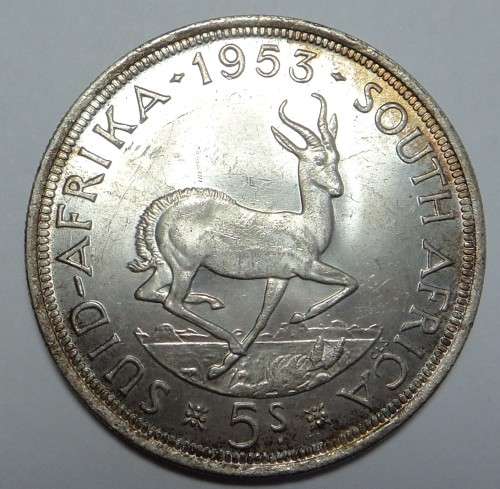 High Grade: S. African Crown (5/-) of 1953