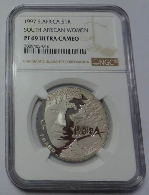 RSA: Silver Proof R1 1997 (Women) NGC PF 69 Ultra Cameo