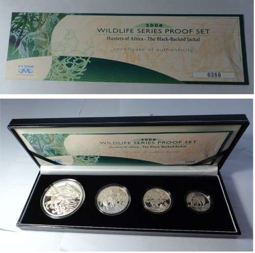 Wildlife Series Proof Set 2006: The Black-Backed Jackal