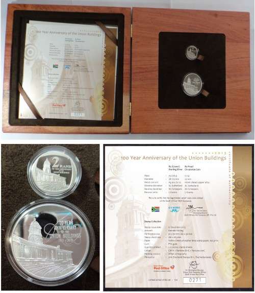 100th Anniversary of the Union Buildings Coin Set 2013