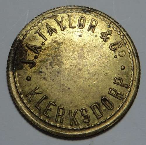 Klerksdorp, J.A. Taylor & Co. 3-pence Token